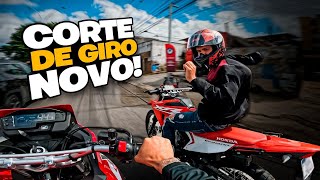 MUDEI O CORTE DE GIRO DA MINHA XRE 300