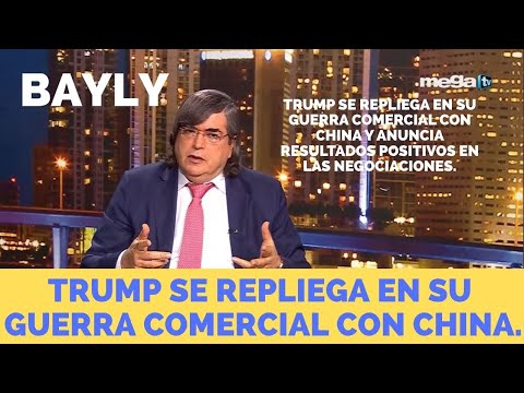 Trump se repliega en su guerra comercial con China y anuncia resultados positivos en negociaciones.