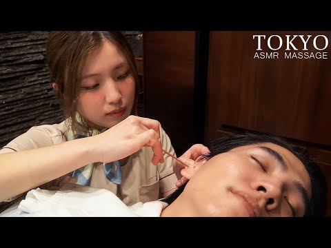 ASMR💈静寂の贅沢in理容室｜耳掃除・フェイシャル・ハンドマッサージ