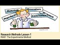 Hypothesis Writing and Research Concepts