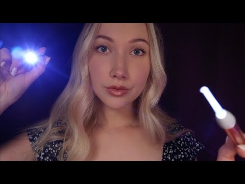 ASMR Light Hypnosis for SLEEP | Follow My Instructions (light scanning, tracing, eye exam)