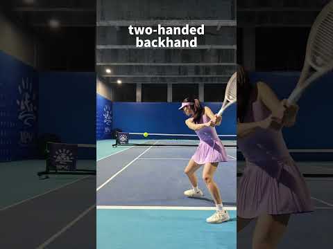 🎾 5 ways to play backhand #tennislove  #tennislife  #tennisplayer  #tennisserve  #tennisbackhand