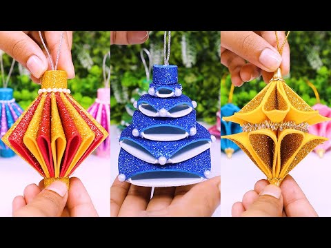 4 DIY Christmas Ornaments for a Beautifully Decorated Tree 🎄 Easy Holiday Crafts