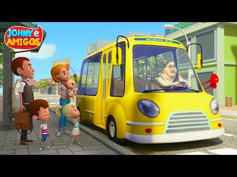 A Roda do Ônibus + Bebe tubarao- Músicas Infantis Divertidas - LooLoo Kids Português