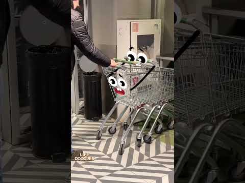 Life Doodles | Cowboy carts #lifedoodles #shorts #animation #cartoon