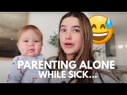 Parenting Alone For 24 Hours... While Sick!