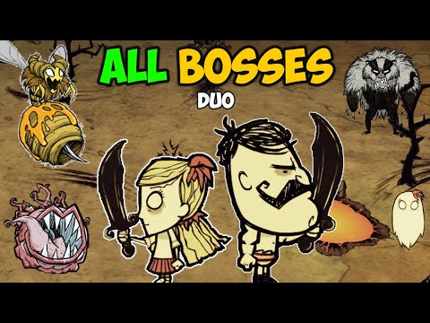 Duo ALL Bosses in Don't Starve Together (Speedrun)