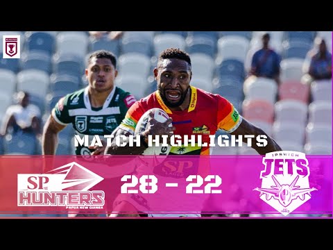 SP PNG Hunters vs Ipswich Jets | Match Highlights | Hostplus Cup 2025