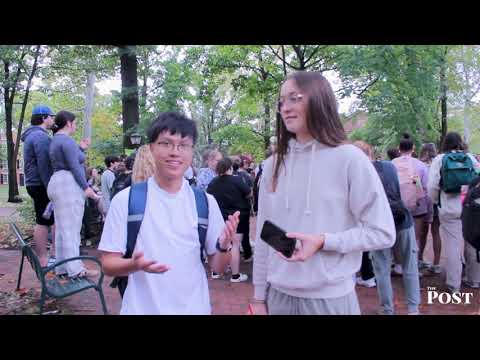 "Sister Cindy" preaches on college green