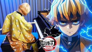 『Flaming Thunder God』Demon Slayer: Infinity Castle OST⚡Zenitsu vs Kaigaku⚡Ru's Piano【Sheet Music】