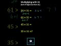 Multiplying by 11 Concepts