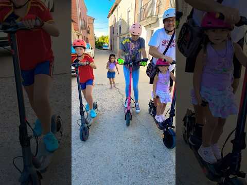 CYNTHIA SE QUEDÓ SIN VUELTA EN PATÍN ELÉCTRICO!!😭🛴⚡️ #cosasdefamilia #losnaluchis #naluchivlog