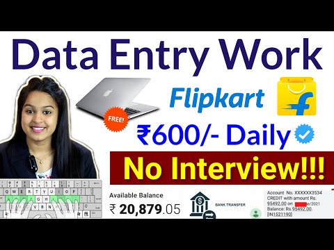 Data Entry Work From Home |Fresher Students & Housewife | Daily Earning | No Investment!!!