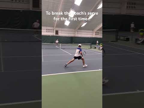 How to break a coach’s serve