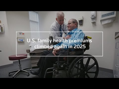 YouTube video thumbnail: US Family Health Premiums Climbed Again in 2025