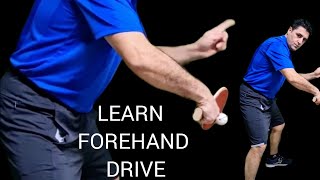 Learn Forehand Drive With Orange