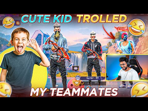 Funny Innocent Kid 😂 Roasting Girl Teammates - Free Fire Telugu - MBG ARMY