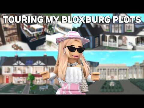 TOURING ALL MY BLOXBURG PLOTS ($18M+)