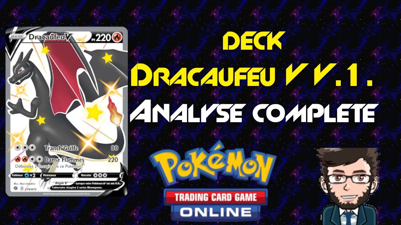 Analyse complète #30 du deck standard Dracaufeu V V.1. sur Pokémon TCG Online