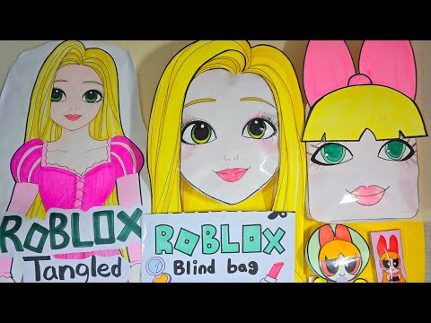 [Paper diy] Roblox Baddies ASMR💄how to make tutorial 😃