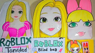 [Paper diy] Roblox Baddies ASMR💄how to make tutorial 😃