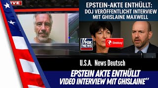EILMELDUNG: U.S. Justizministerium gibt Epstein Dokumente frei