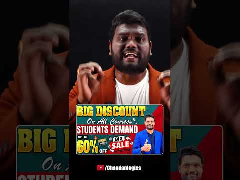 🎉 Chandan Logics Mega Offer💥 Flat 60% Discounts on All Courses | Limited Time Only! ⏳