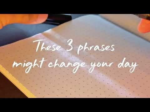 Day 1 : 3 beautifully handwritten phrases you need right now. My regular handwriting + fountain pen.