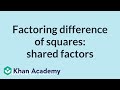 Quadratic Expressions and Common Binomial Factors