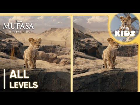 Spot the Difference | Level: ALL LEVELS | Mufasa: The Lion King | Disney Kids