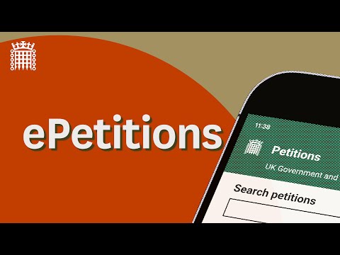 What are E-Petitions? | House of Commons