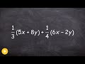 Simplifying Expressions with the Distributive Property and Fractions