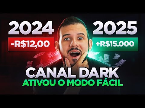 TE MOSTREI NA PRÁTICA COMO FICOU SIMPLES FAZER R$15.000,00/MÊS COM CANAL DARK EM 2025 (INICIANTE)