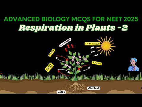 ADVANCED BIOLOGY MCQs for NEET 2025 | Respiration in Plants-2 | by Shiksha House