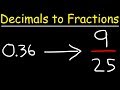 Converting Decimals to Fractions Explained