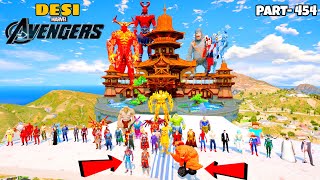 DESI Avengers and GOGETA Attack on Evil Shadow Demon and King Kong become ANGRY in GTA 5 | #454