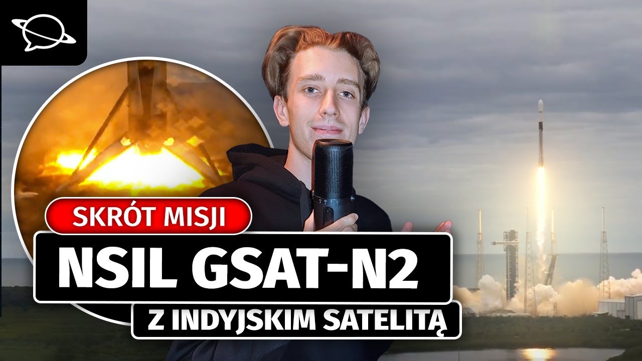 Indyjski satelita na orbicie! Udany start i lądowanie Falcona 9 | Skrót misji