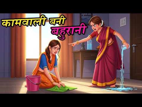 गरीब कामवाली बनी बहुरानी Garib Kamwali Bani Bahu Moral Story Garib Ki Hindi Kahani Hindi Fairy Tales