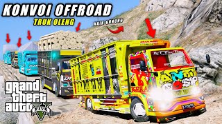 Aku Modif TRUK CANTER TUA Buat Ikut Konvoi Naik Ke Puncak GUNUNG - GTA 5 MOD