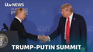 Donald Trump and Vladimir Putin hold summit on Ukraine war | ITV News