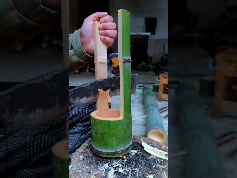 Making Creative Household Items from Bamboo #Bamboo Handmade Crafts #Artisan Crafts #Folk Crafts