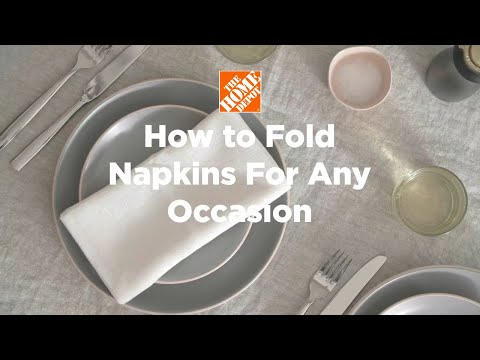 How to Fold a Napkin 11 Ways