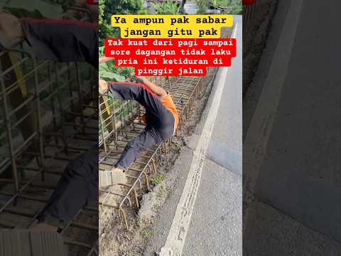 Kang dedi Mulyadi‼️akibat dagangan gak laku-laku Bapak ini tidur di pinggir jalan