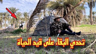 تحدي البقاء في البرية (دون اكل ولا ماء )  Green24 Survival Challenge ⛺️