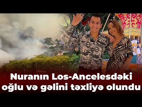 Tanınmış müğənni Nura Surinin oğlu və gəlini təxliyə olundu