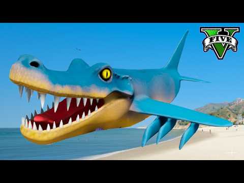 BOMBARDINO CROCODILO vs BAILARINA CAPUCCINA na MEGA RAMPA do GTA 5 !
