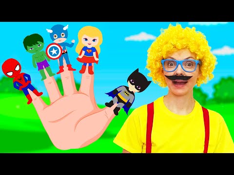 Finger Family Superheros   Kids Songs and Nursery Rhymes | Do Re Mi