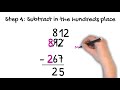 3 Digit Subtraction with Regrouping Challenge