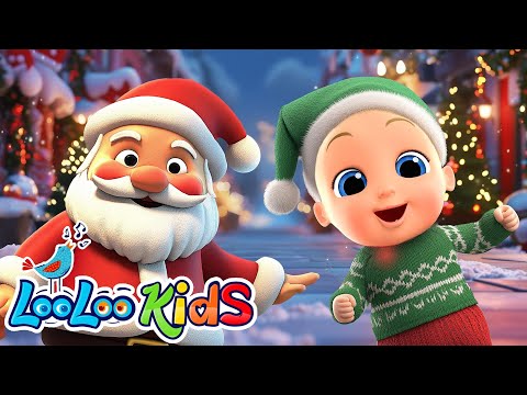 Santa's Coming 🎅🎄 LooLoo Kids Christmas Song 🎶 Fun Holiday Nursery Rhyme and Kids Christmas Music