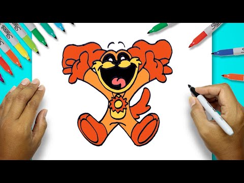 How To Draw Dogday Cool | Poppy Playtime | Smiling Critters Drawing